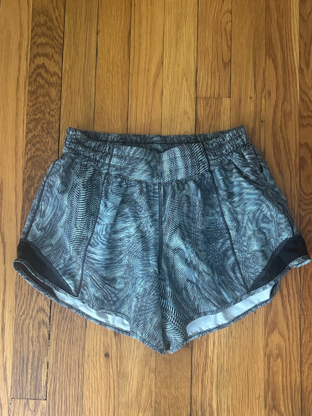 lululemon athletica Gray Textured Running Shorts